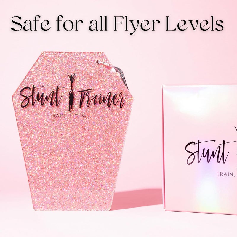 Stunt Trainer Pink – Cheerleading Flyer Balance Board for Stunt Practice | Improve Core Strength, Stability & Body Control | Compact Training Tool for Flyers of All Levels - Image 4
